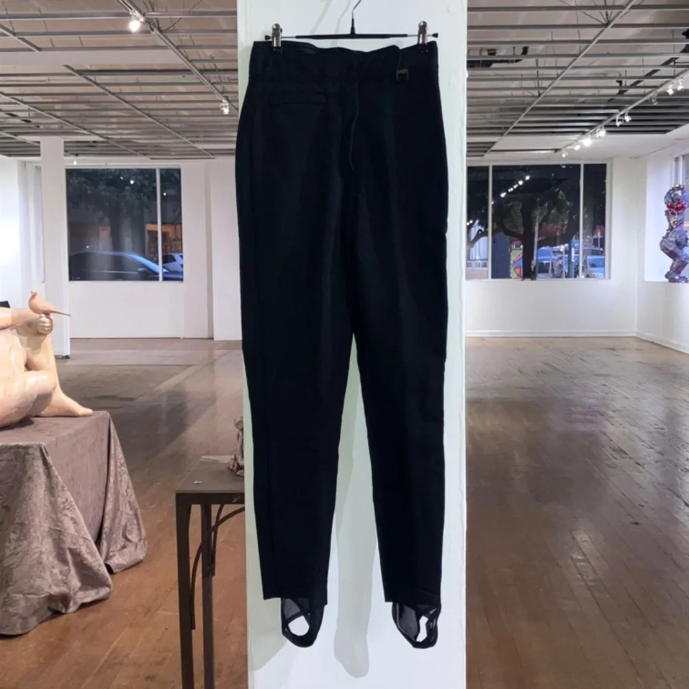 Black snow stirrup pants - Picture 3 of 10